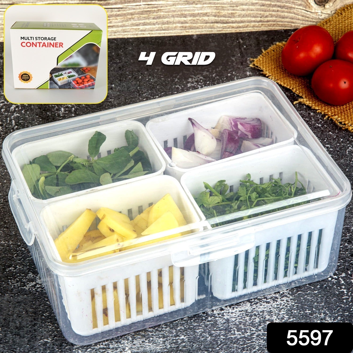 Fridge Storage Box – Freezer & Kitchen Organizer for Vegetables & Food (1 Pc) Fridge Storage Box – Freezer & Kitchen Organizer for Vegetables & Food (1 Pc)